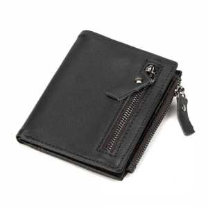 М'який шкіряний портмоне на кнопці Tiding Bag M39-FA852A