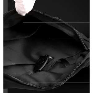 Классическая текстильная сумка на пояс Confident AT08-2119A