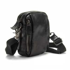 Мини-сумка через плече кожанная мужская Tiding Bag M39-6072A
