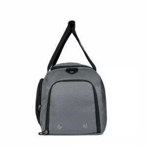 Дорожная сумка серая текстильная Confident TB8-T17G
