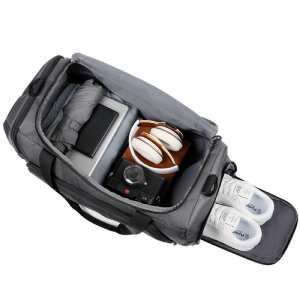 Дорожная сумка черная текстильная Confident TB8-T17A