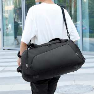 Дорожная сумка черная текстильная Confident TB8-T17A