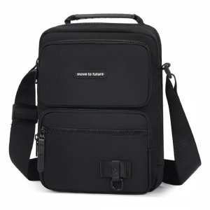 Мужской текстильный мессенджер с ручкой Confident AT09-T-23909A