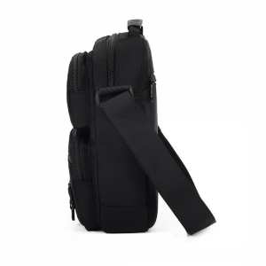 Мужской текстильный мессенджер с ручкой Confident AT09-T-23909A