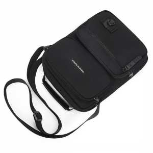 Мужской текстильный мессенджер с ручкой Confident AT09-T-23909A