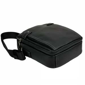 Сумка через плечо мужская кожаная Tiding Bag 8911A