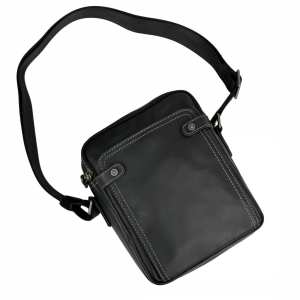 Сумка через плечо мужская кожаная Tiding Bag 8911A