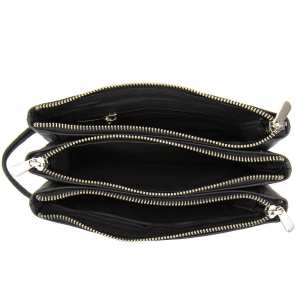 Мужской кожаный клатч на три отделения Tavinchi AJ-TV-109A-CL