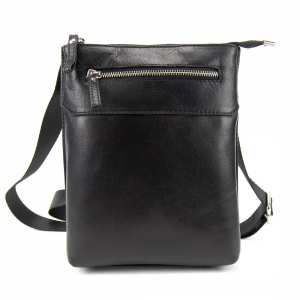 Тонкий кожаный вертикальный мессенджер Tavinchi S-TV-4142A