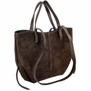 Замшевая сумка средних размеров Firenze Italy F-IT-7888DB