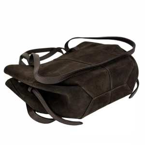 Замшевая сумка средних размеров Firenze Italy F-IT-7888DB