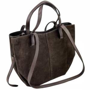 Замшевая сумка средних размеров Firenze Italy F-IT-7888DB