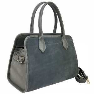 Замшевая классическая женская сумка Firenze Italy F-IT-8666G