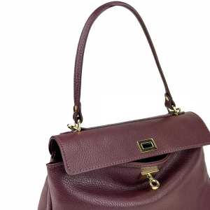 Классическая кожаная сумка через плече Firenze Italy F-IT-777BO