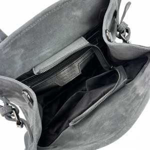 Замшевая классическая женская сумка Firenze Italy F-IT-8667G