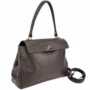 Классическая кожаная сумка через плече Firenze Italy F-IT-777DB