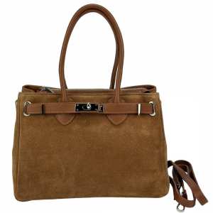 Замшевая классическая женская сумка Firenze Italy F-IT-8600C