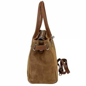 Замшевая классическая женская сумка Firenze Italy F-IT-8600C