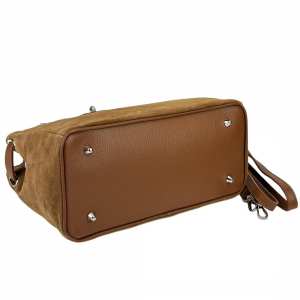 Замшевая классическая женская сумка Firenze Italy F-IT-8600C