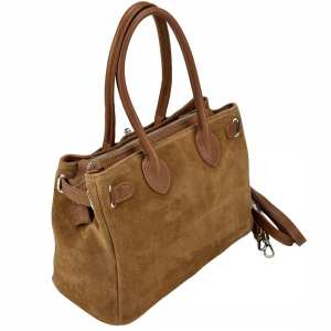 Замшевая классическая женская сумка Firenze Italy F-IT-8600C