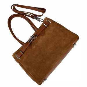 Замшевая классическая женская сумка Firenze Italy F-IT-8600C