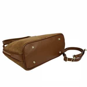 Женская замшевая каркасная сумка Firenze Italy F-IT-3015C