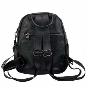Женский кожаный черный рюкзак Olivia Leather F-FL-NWBP27-8061A Женский кожаный черный рюкзак Olivia Leather F-FL-NWBP27-8061A