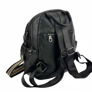 Женский кожаный черный рюкзак Olivia Leather F-FL-NWBP27-8061A Женский кожаный черный рюкзак Olivia Leather F-FL-NWBP27-8061A