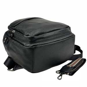 Женский кожаный черный рюкзак Olivia Leather F-FL-NWBP27-8061A Женский кожаный черный рюкзак Olivia Leather F-FL-NWBP27-8061A