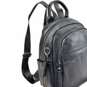 Женский кожаный черный рюкзак Olivia Leather F-FL-NWBP27-8061A Женский кожаный черный рюкзак Olivia Leather F-FL-NWBP27-8061A