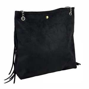 Замшевая сумочка на цепочке с бахромой Lilly P2-8206A