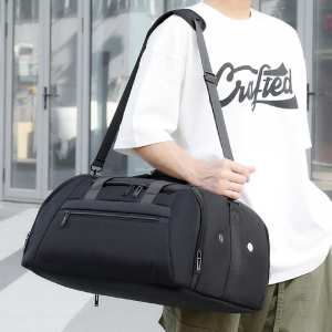 Дорожная сумка черная текстильная Confident TB8-T18A