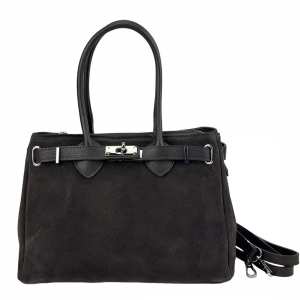 Замшевая классическая женская сумка Firenze Italy F-IT-8600DB