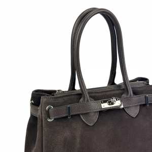 Замшевая классическая женская сумка Firenze Italy F-IT-8600DB