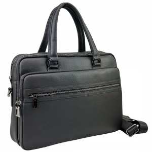 Мужская кожанная сумка для документов на два отдела Tiding Bag A25F-252319A