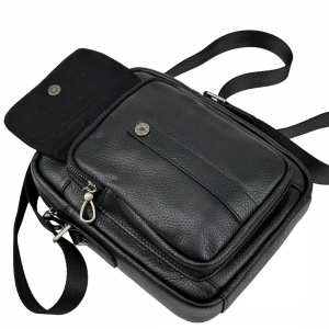 Мужской мессенджер из мягкой кожи Tiding Bag 1639A