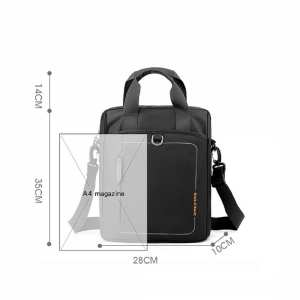 Мужской функциональный мессенджер А4 с ручкой Confident AT08-2973A