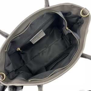 Шоппер замшевый темно-серый Firenze Italy F-IT-7685DG