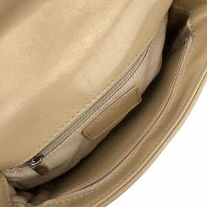 Кросбоді жіноче шкіряне бежеве UnaBorsetta NW11-6911B