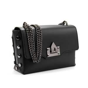 Жіноча шкіряна сумка з ланцюжком Firenze Italy F-IT-9812A