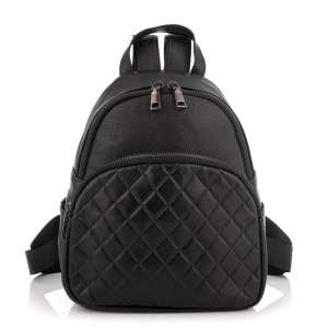 Жіночий шкіряний чорний рюкзак Riche NM20-W322A
