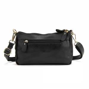 Женская черная сумка через плечо из натуральной кожи Riche NM20-W1179A