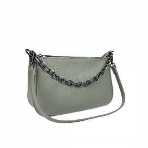 Элегантная кожаная сумочка с цепочкой Firenze Italy F-IT-9833G