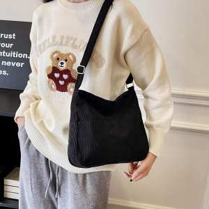 Жіноча вельветова сумка на плече Lillly P2-1401A