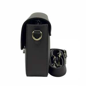 Кожаная сумочка кроссбоди шоколадного цвета Firenze Italy F-IT-1018DB-S