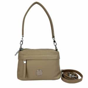 Кроссбоди кожаное бежевое Polina Eiterou AN01-C0227C