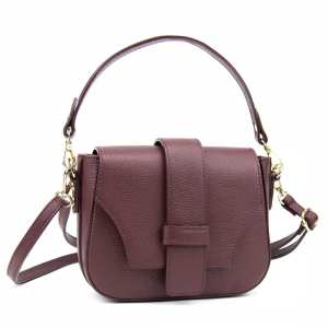 Элегантная кожаная сумочка женская кроссбоди Firenze Italy F-IT-5588BO