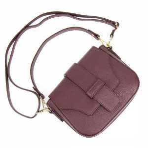 Элегантная кожаная сумочка женская кроссбоди Firenze Italy F-IT-5588BO