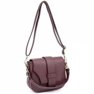 Элегантная кожаная сумочка женская кроссбоди Firenze Italy F-IT-5588BO