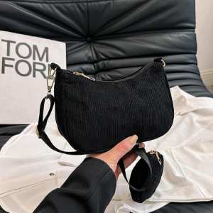 Вельветова сумка через плече з гаманцем Lilly P4-9620A Вельветова сумка через плече з гаманцем Lilly P4-9620A